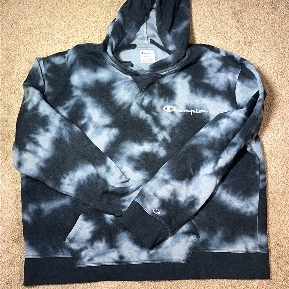 Women’s Champion Black and Gray Hoodie